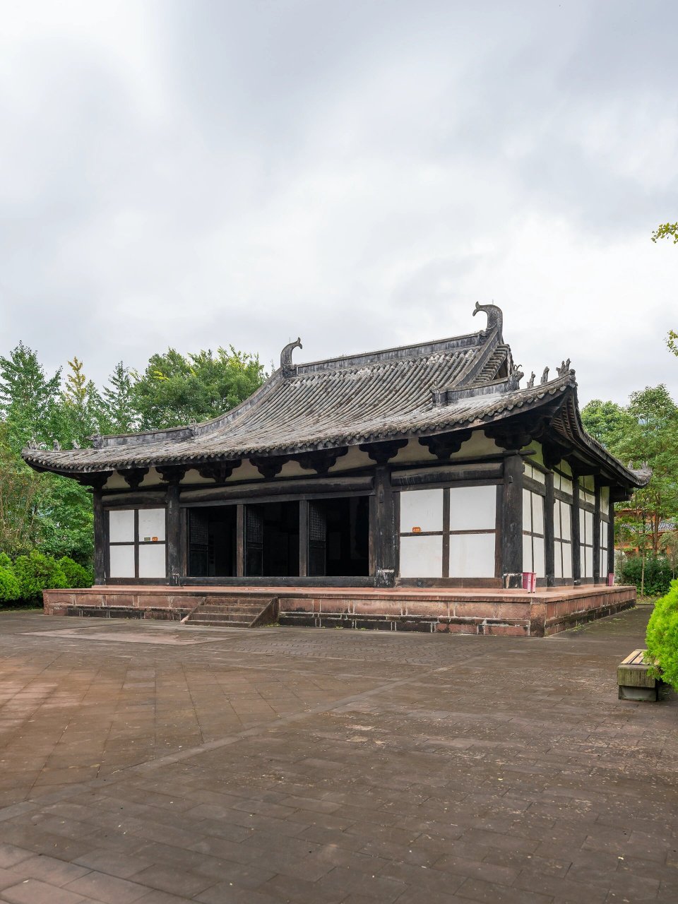 芦山青龙寺大殿(元代,划掉)明代木构 芦山青龙寺大殿,国保第六批