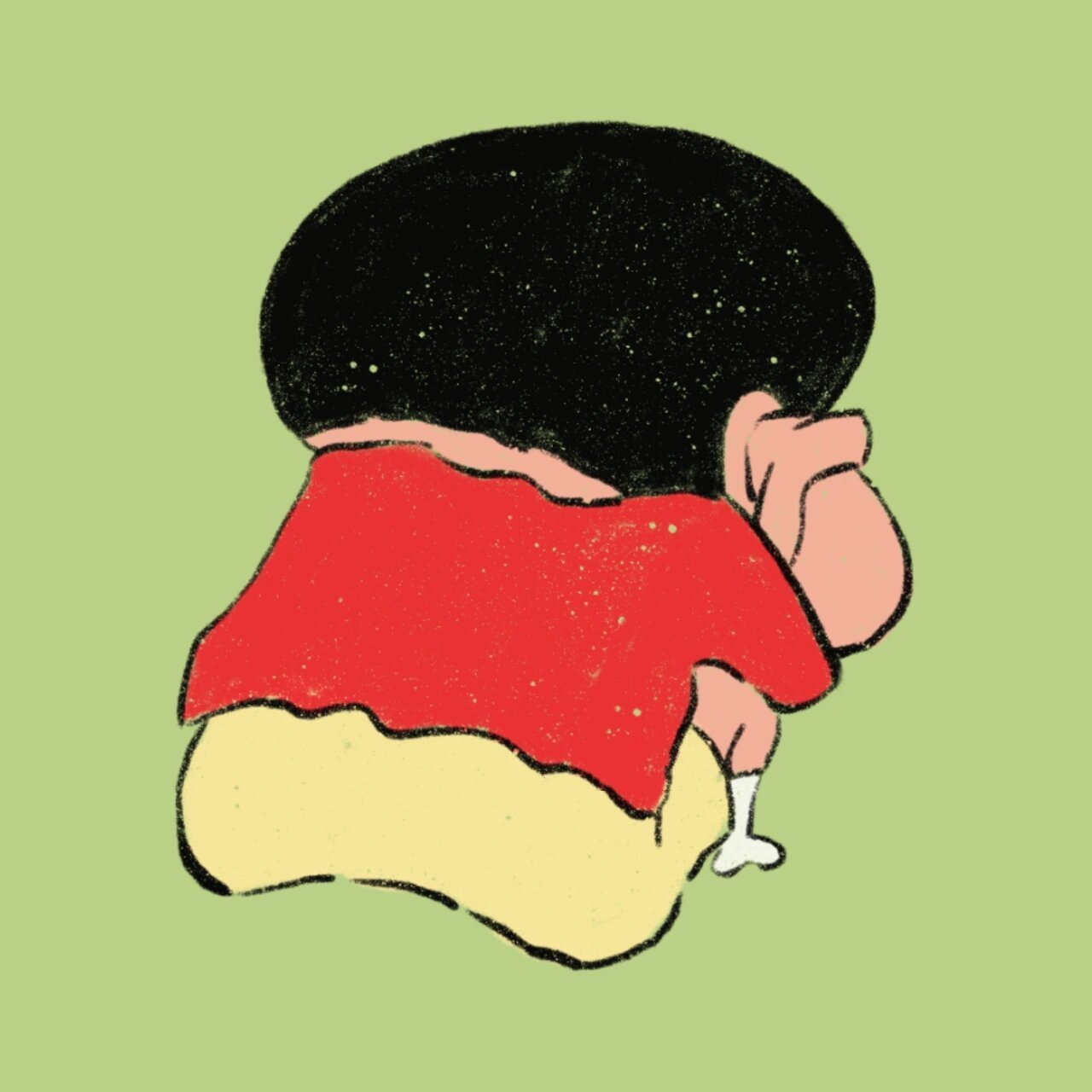 蜡笔小新头像练习(emo 版) 今天是emo版的新之助94 尽管大部分时间