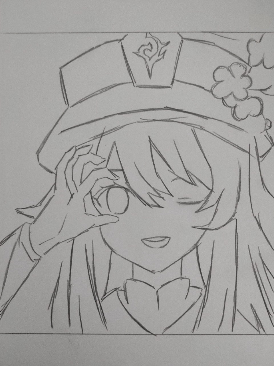 画一个胡桃 #原神