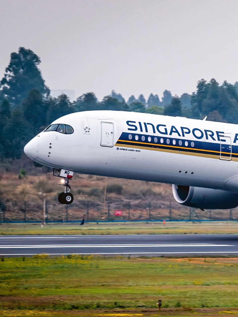 新加坡航空 空客a350-900大图欣赏 新加坡航空有限公司(简称新航;马来