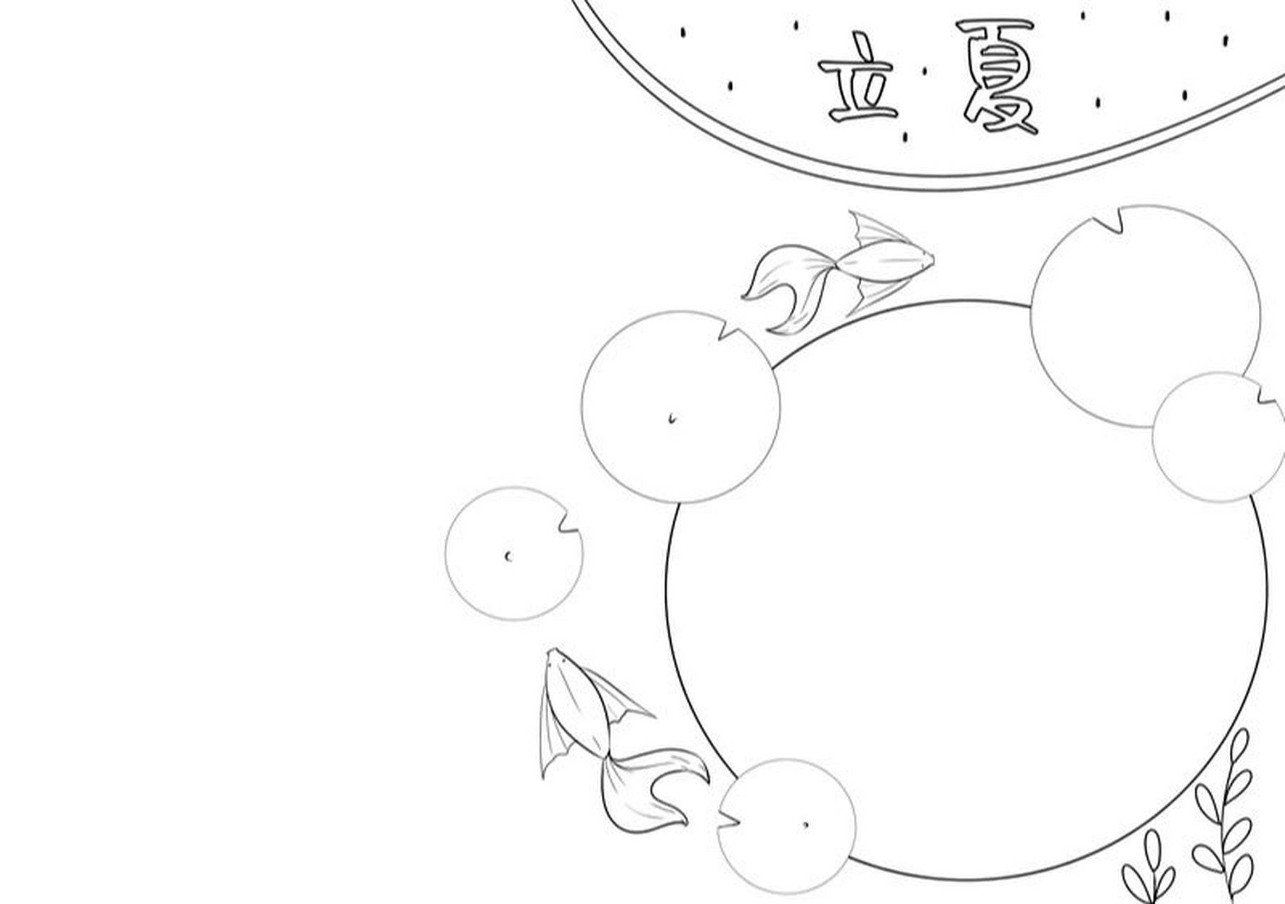 立夏的手抄报 模板 立夏的手抄报,学习一下吧#手抄报模板# #手抄报