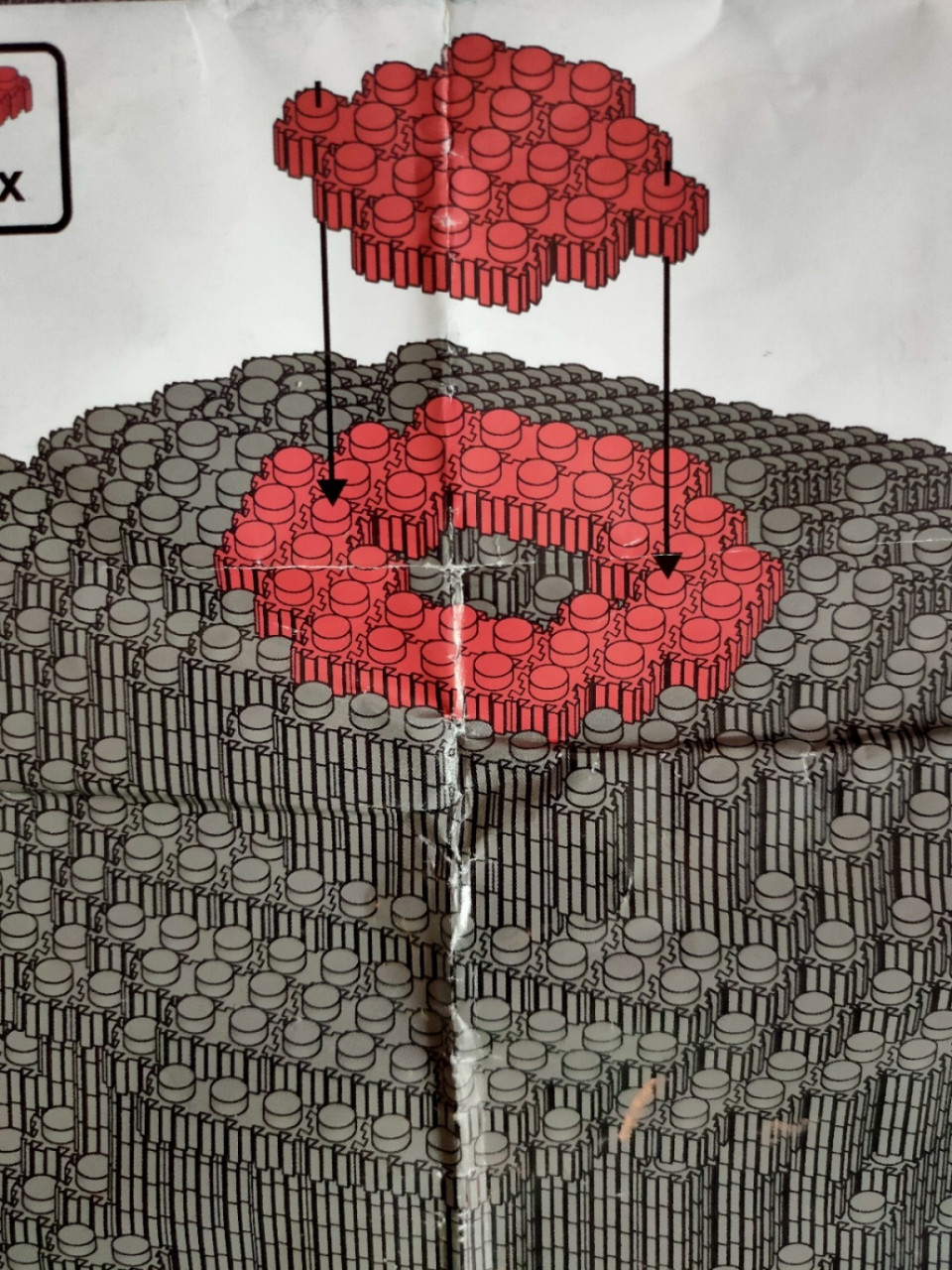 红玛丽串联积木图纸19-20(下) 最后是拼成的样子