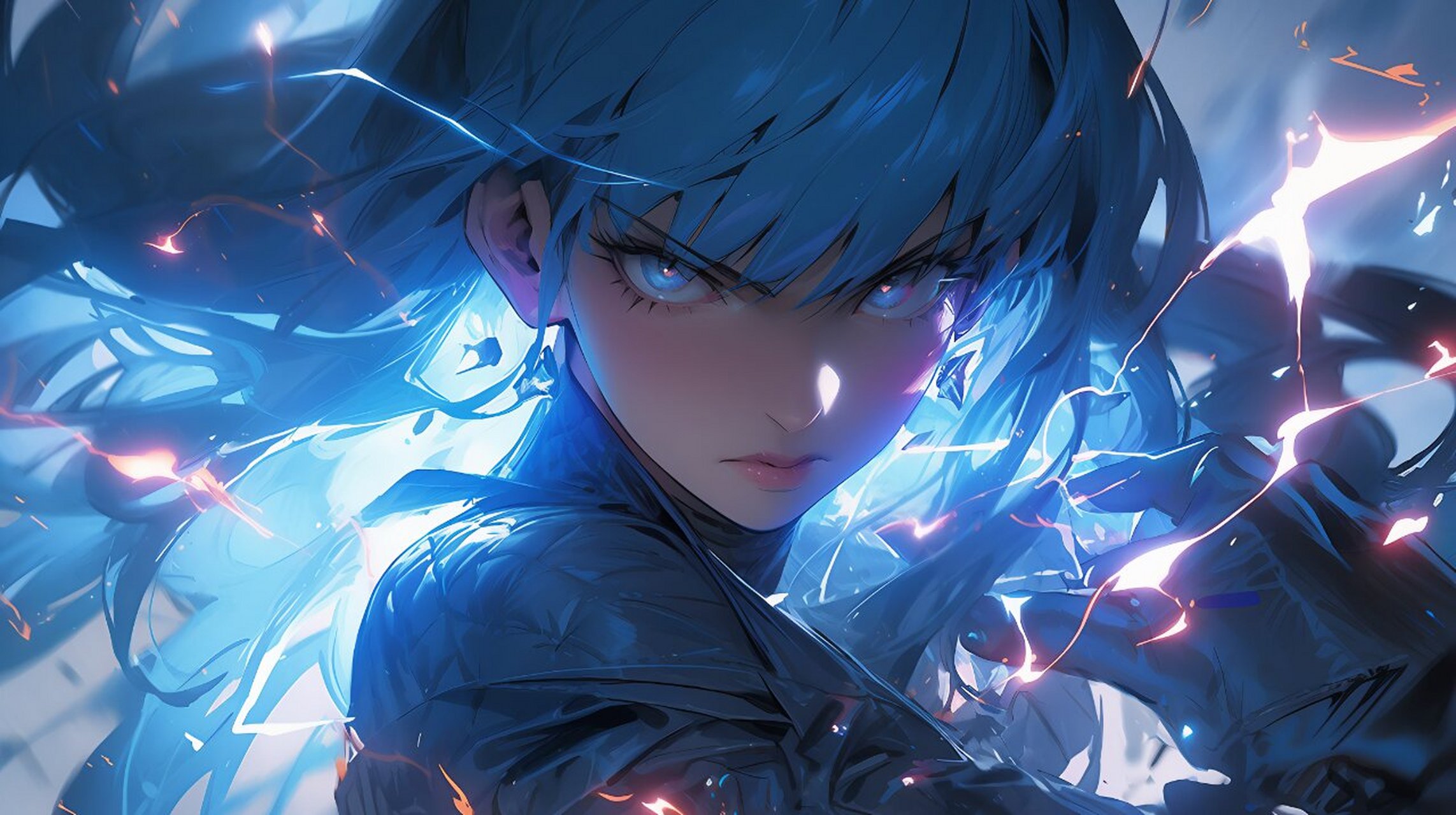 电脑壁纸|拳皇人物——冰女库拉