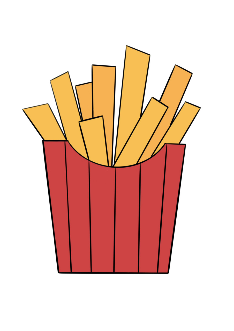 简笔画教程分享 薯条93 简笔画教程分享 薯条93!