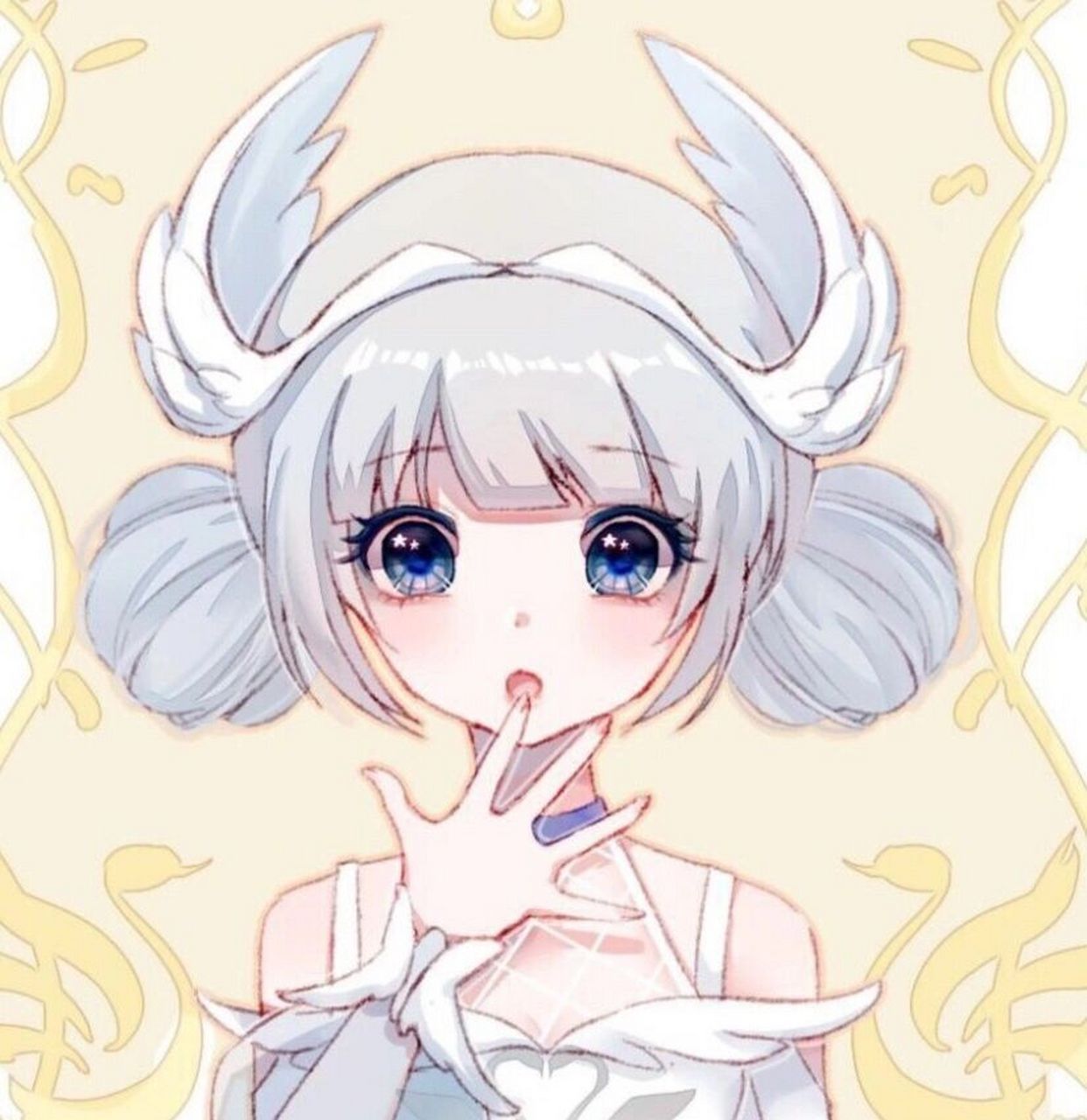 王者荣耀天鹅公主小乔/又萌又可爱女生头像 小乔,要努力变强!