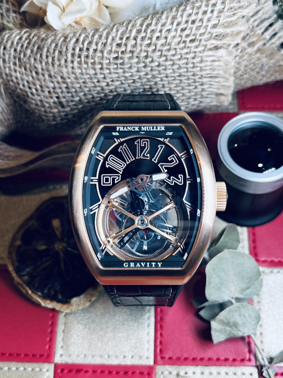 法穆兰超复杂系列玫瑰金陀飞轮 franck muller法穆兰超复杂系列玫瑰金