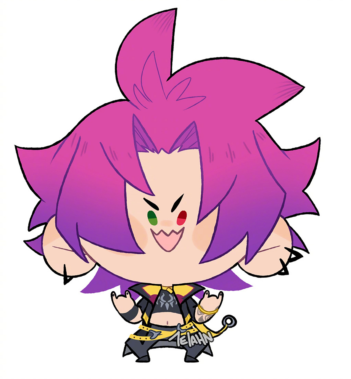 lol玩家#q版的心之钢男团来了,这个凯隐看起来好乖呀来源:teiahn