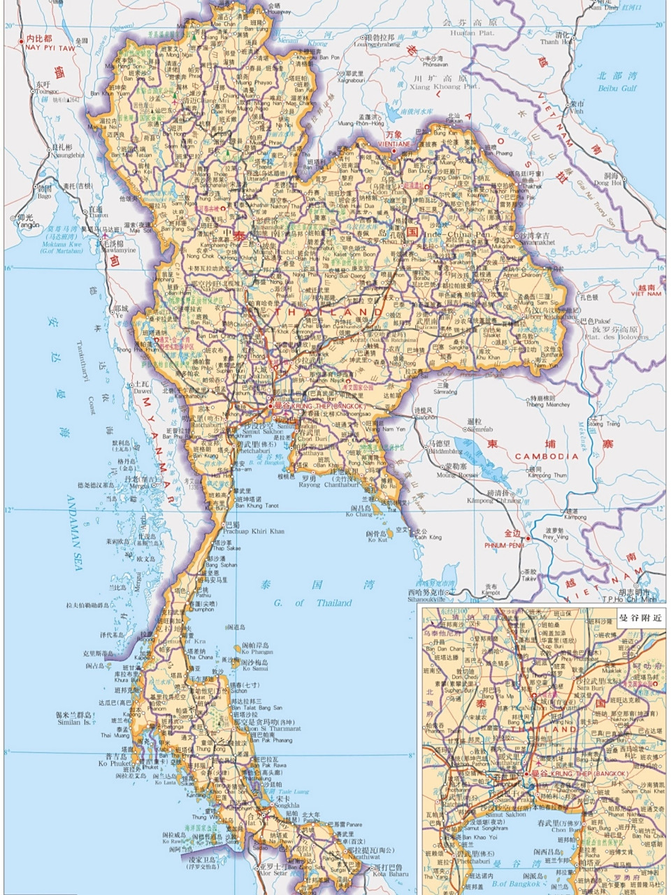 泰国地图