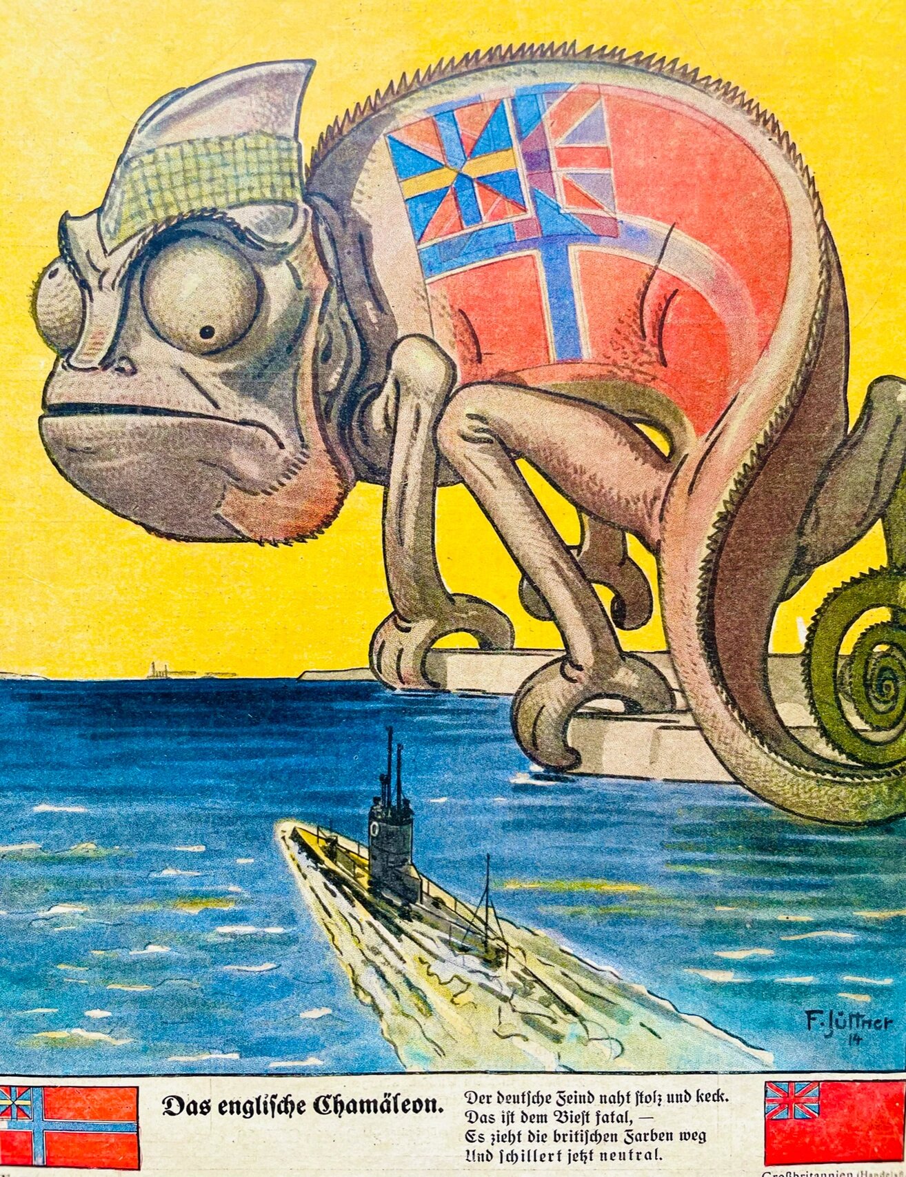 一战 德国讽刺漫画-8