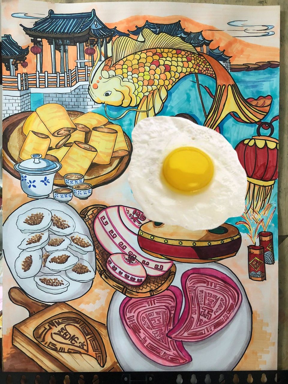 主题:家乡潮州 就是潮州的景点和特色小吃哦不知道有没有小伙伴知道画