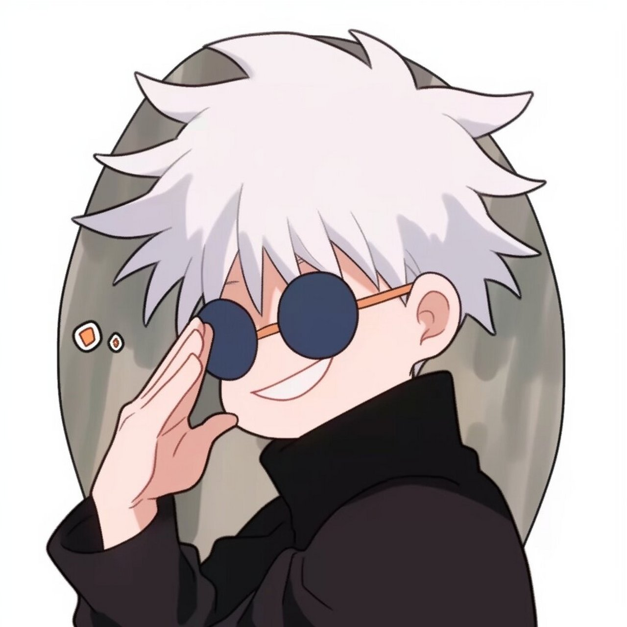 midjourney头像|咒术回战 五条悟老师q版头像一组