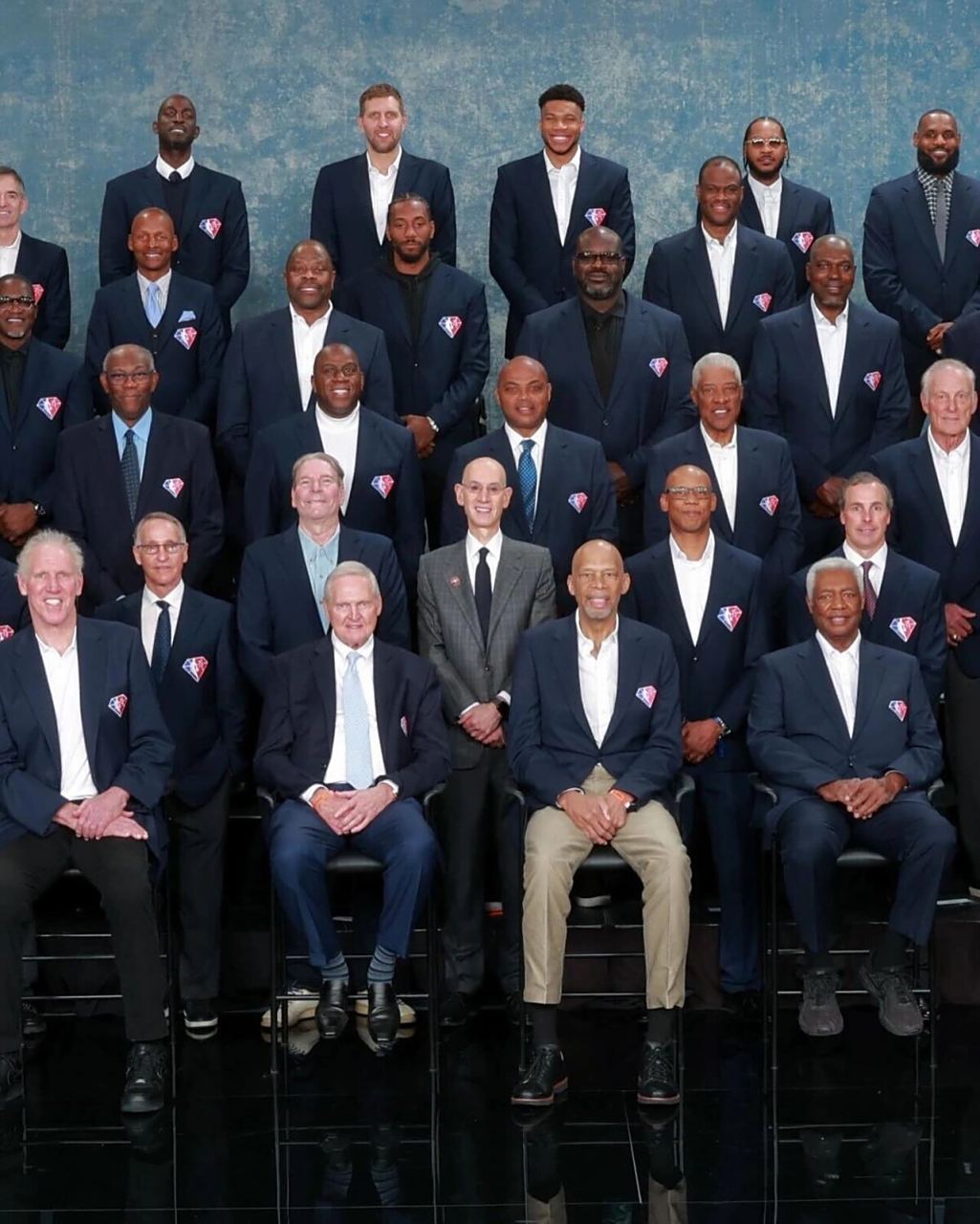 nba75大巨星高清合照!