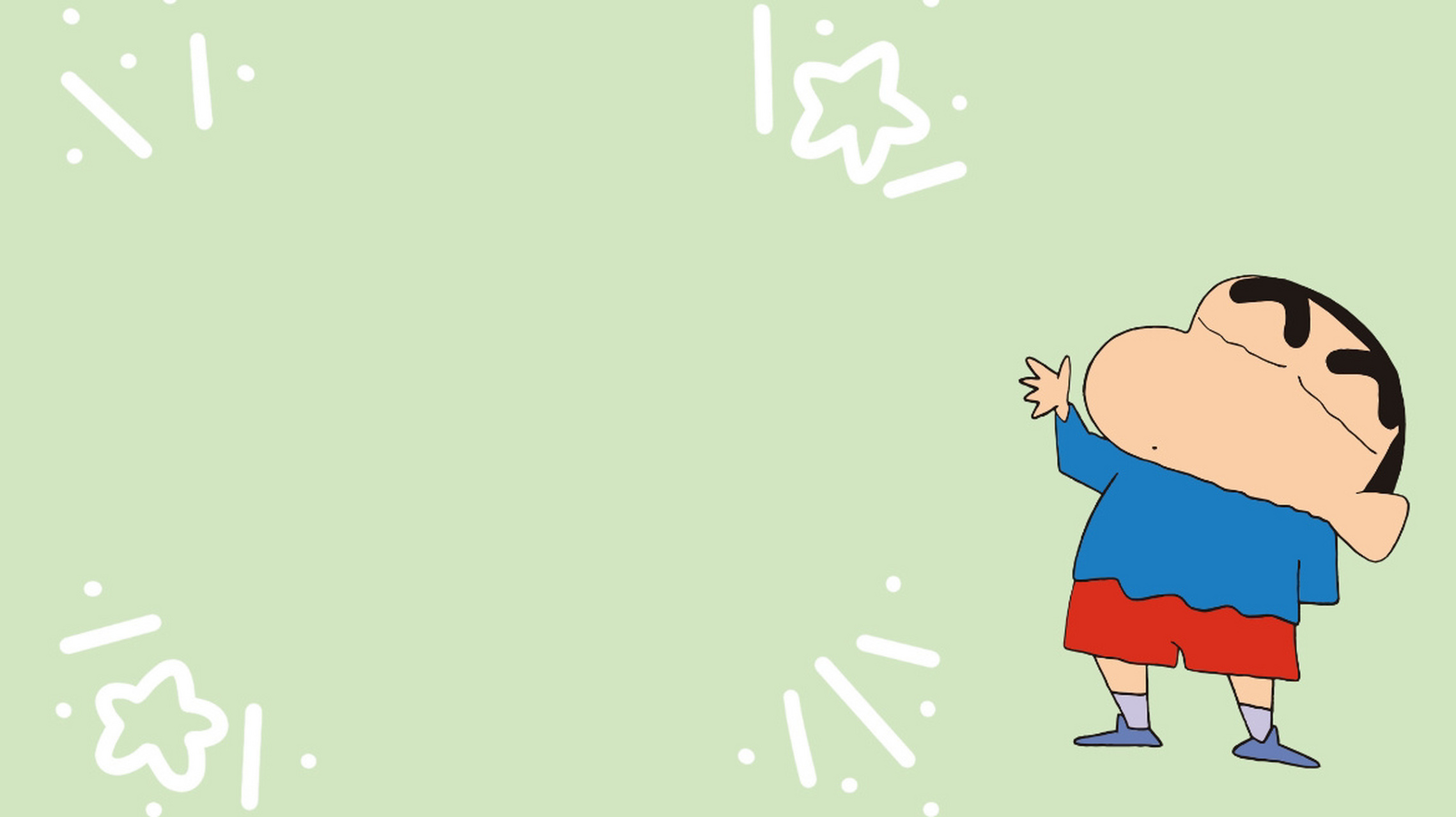 蜡笔小新ppt背景图