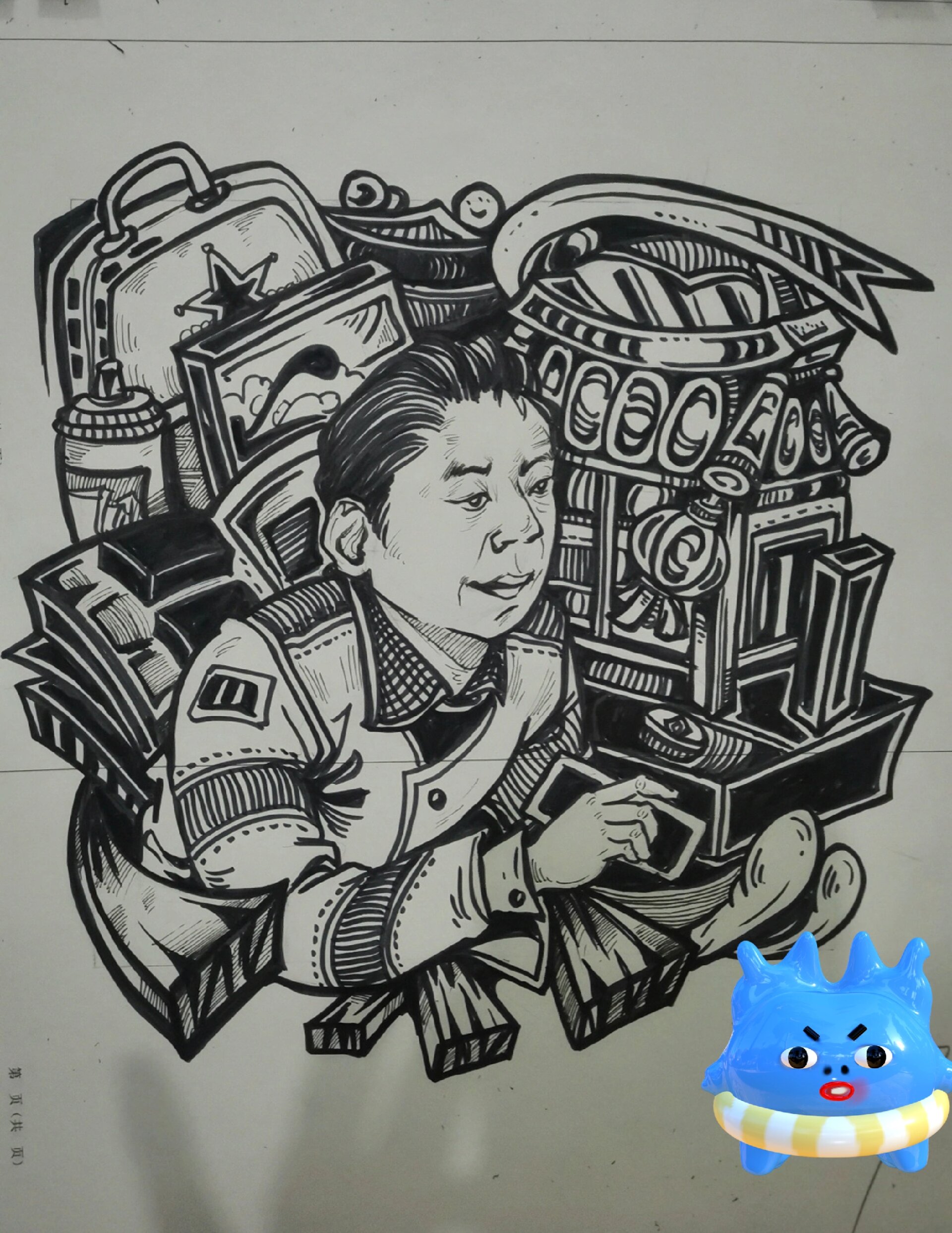 河北大学艺术设计手绘(速写 装饰画)