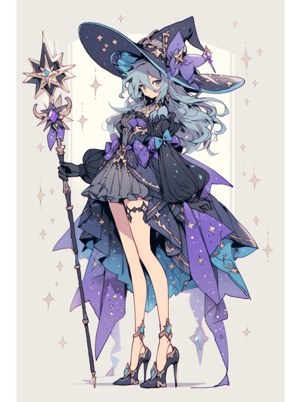 25更新一枚小魔女🧙‍♀️ 【跑男女oc,服设,摸鱼页,场景都可私