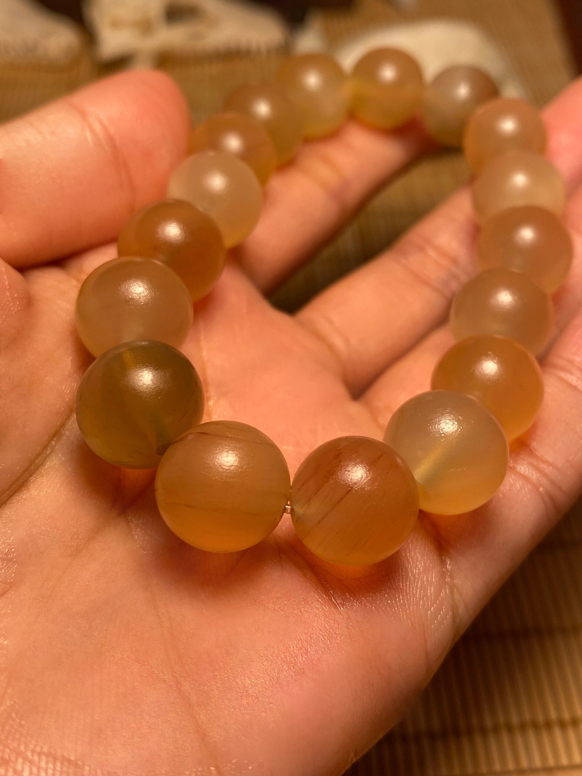 羚羊角手串素串