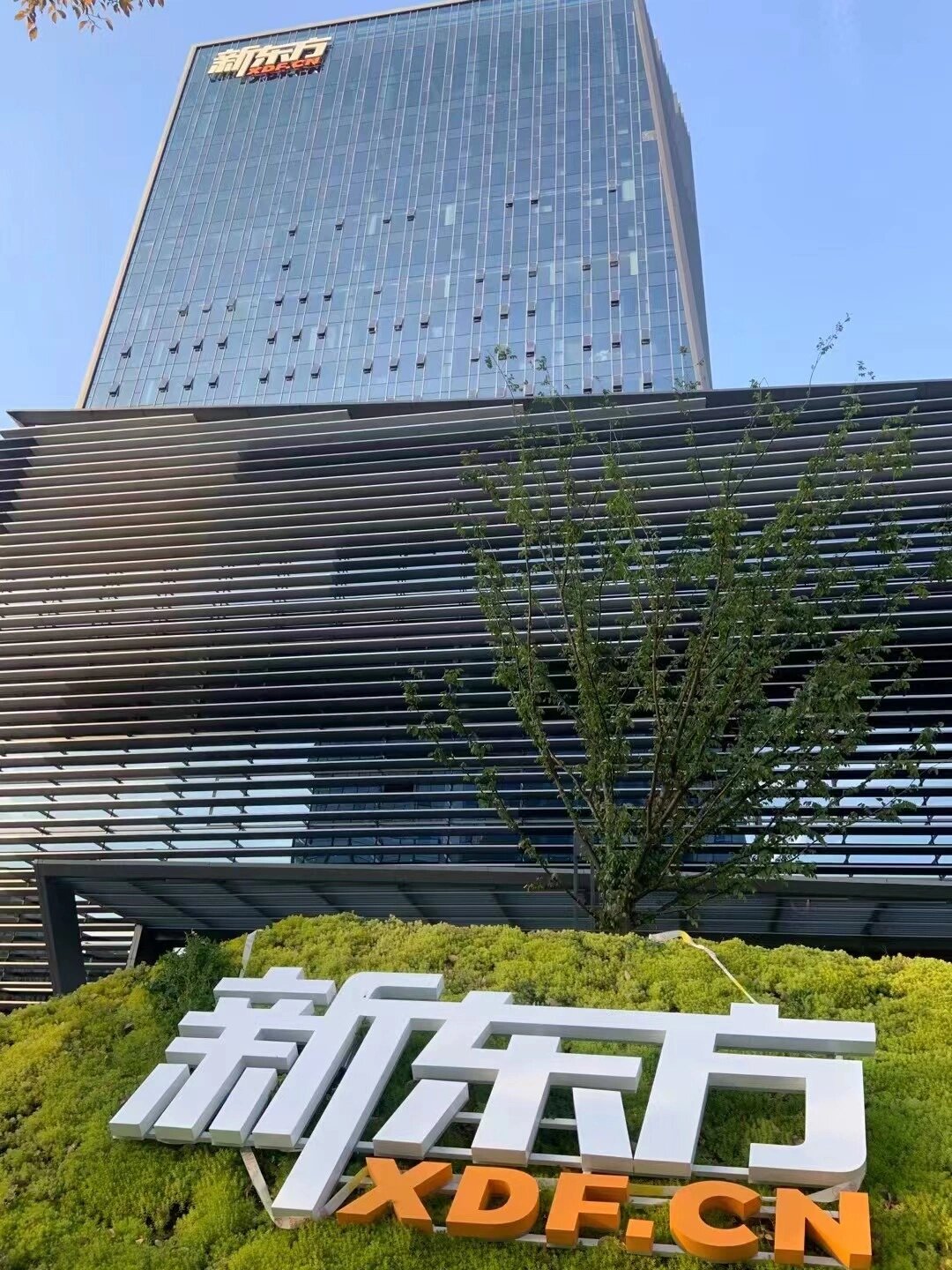 新东方安徽总部来啦 新东方安徽总部大楼即将启用,欢迎大家来拍照打卡