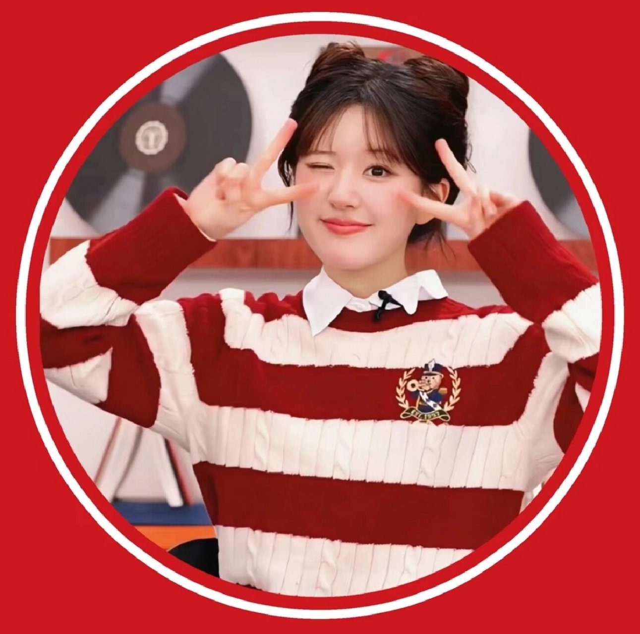 赵露思圆框跨年头像 #池妤芊专属话题# #赵露思