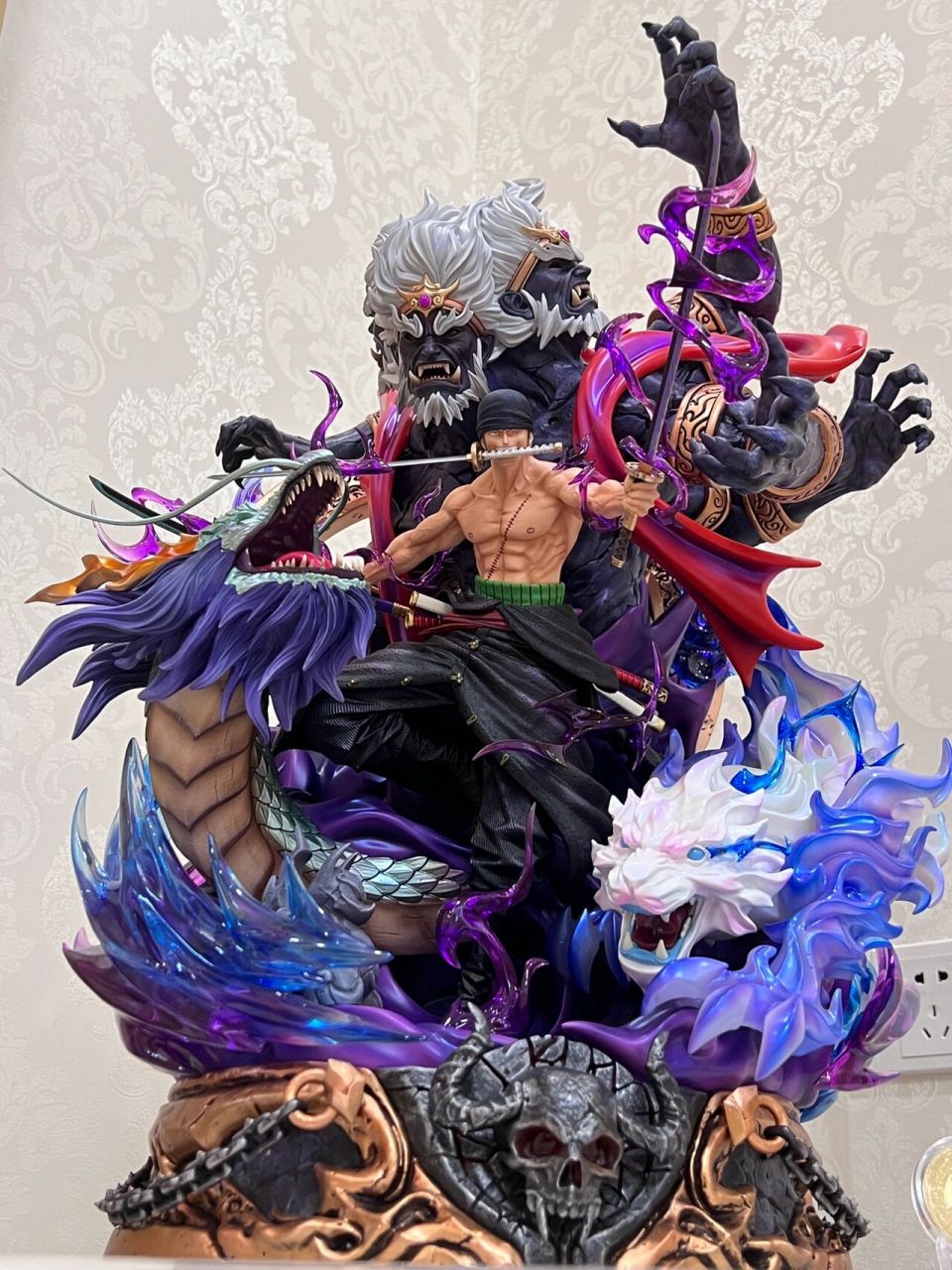 lx出品,地狱之王-索隆  	 入坑的第一个大型手办,记录一下