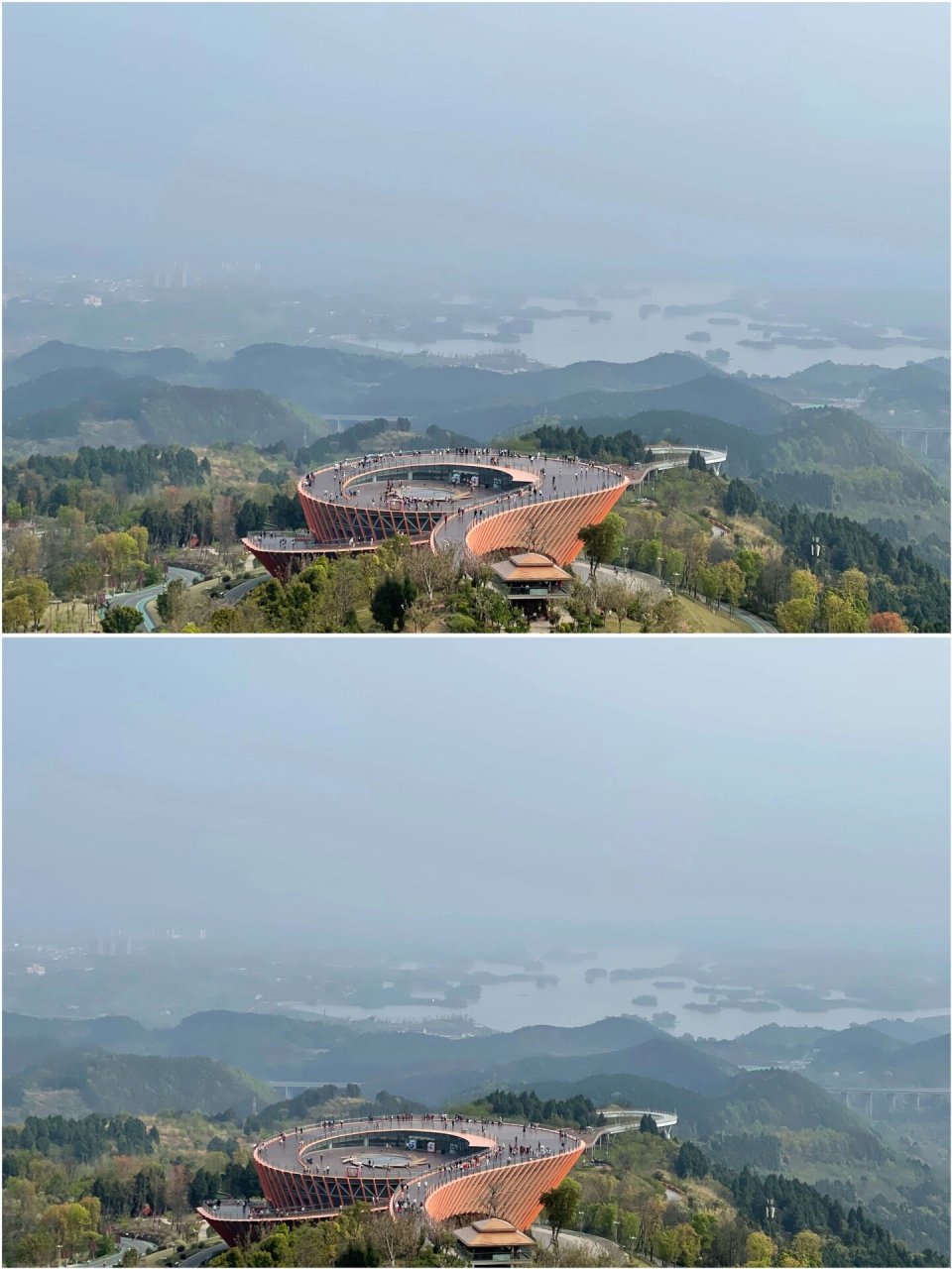 龙泉山城市之眼丹景台图片