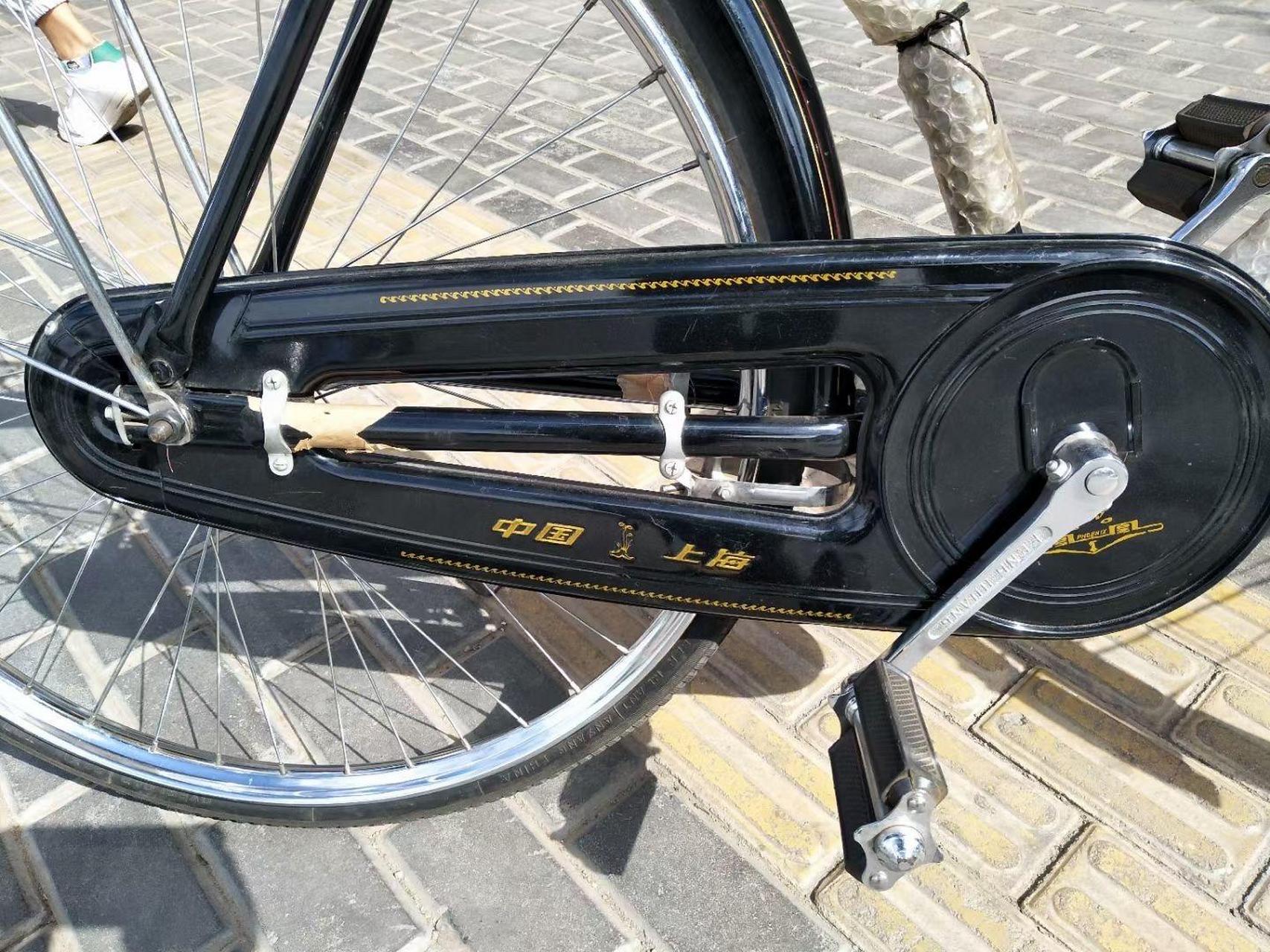 99新锰钢老凤凰80年代产凤凰20型自行车,原漆一点没剐蹭,电镀锃光瓦亮