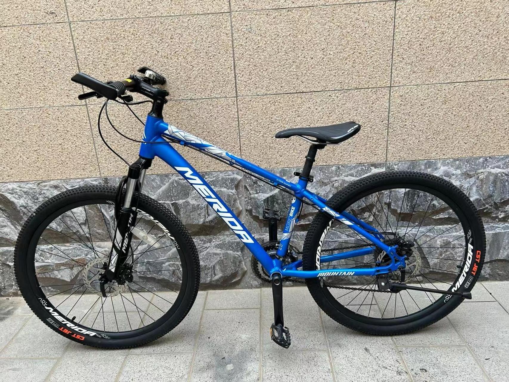 美利达勇士500d,车架15寸,24速油碟