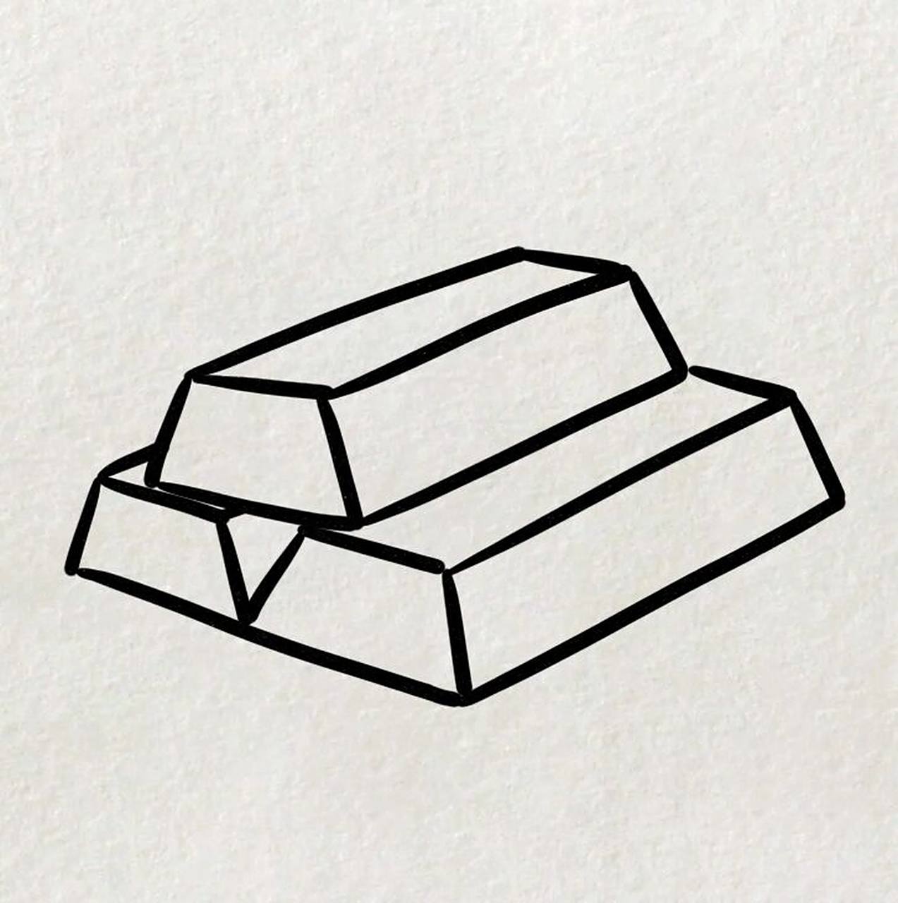 金条的简笔画教程