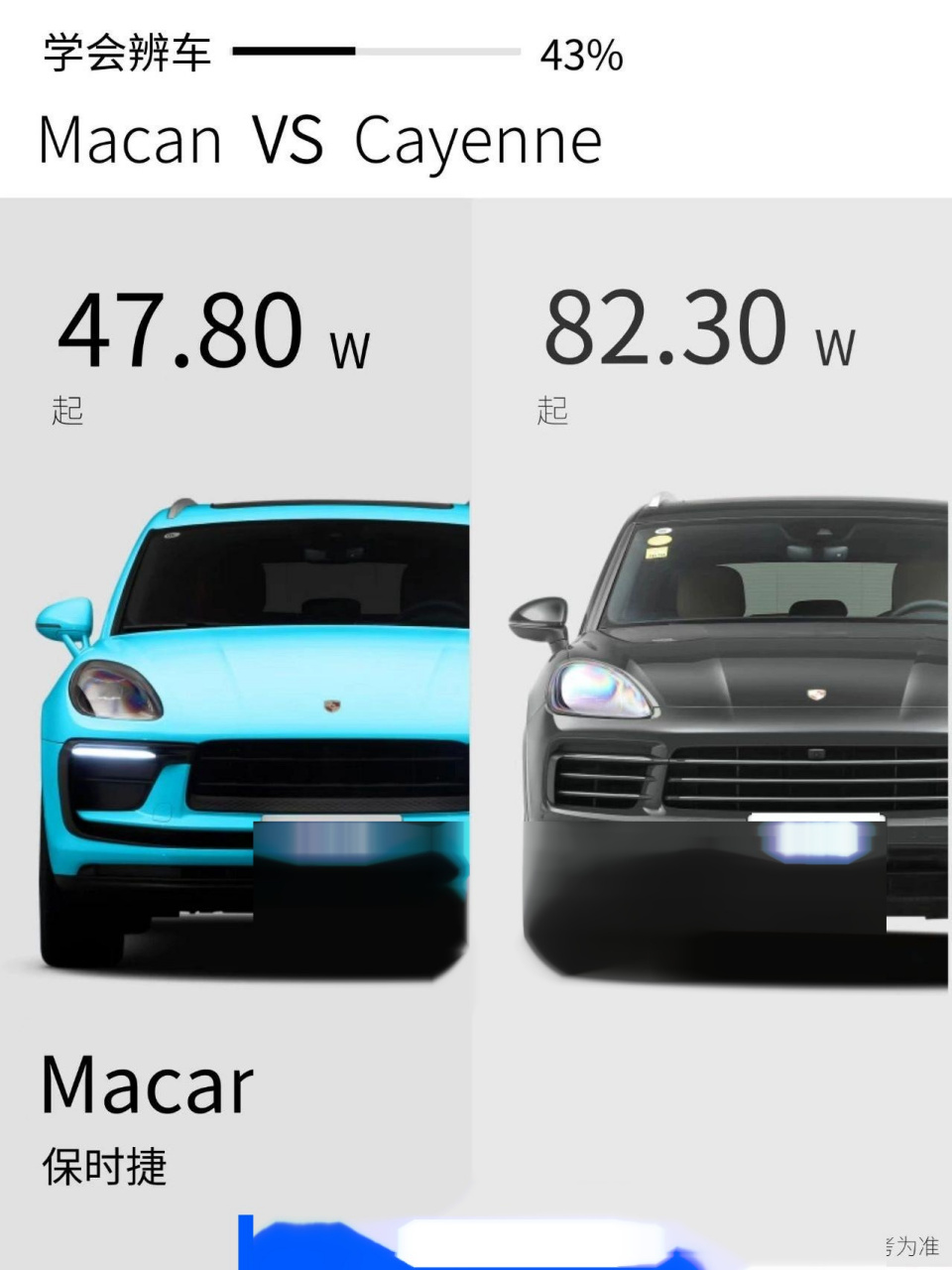 macan和cayenne作为保时捷家族中两款备受关注的suv,它们在外观上相似