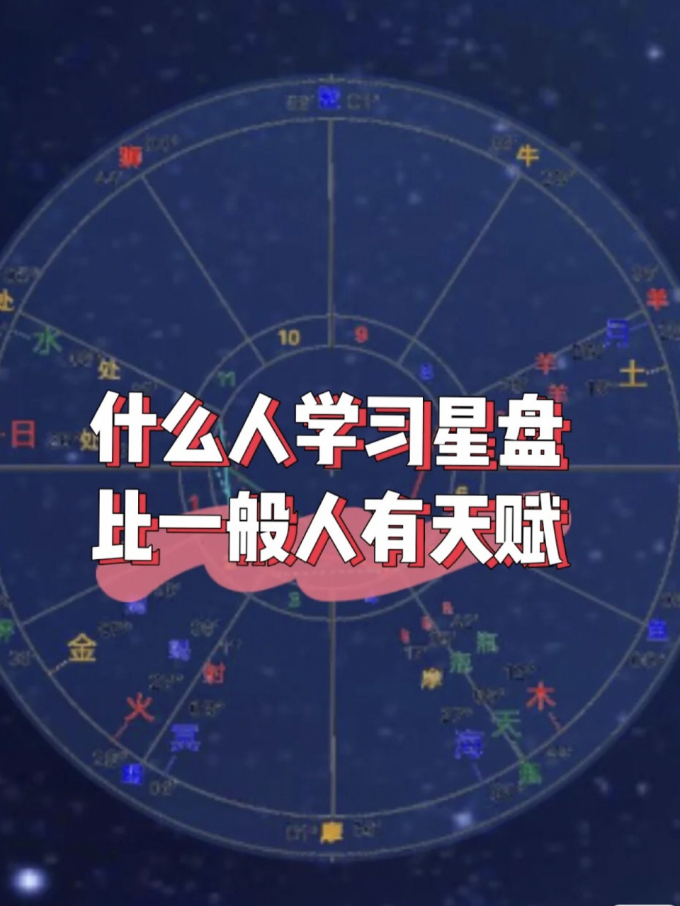 什麼人特別適合學習星座星盤,事倍功半 被上帝吻過的腦袋 #星盤分析