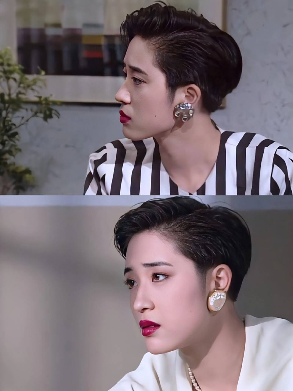 姐出圈开启"短发先河",tvb剧中的短发造型深入身心,特别是1992年在