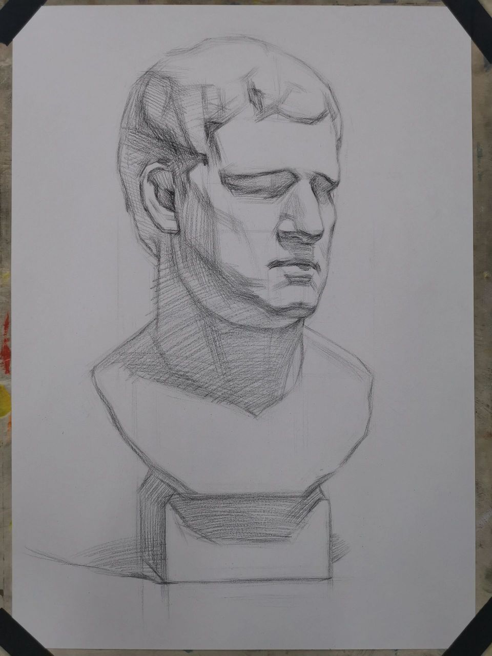 素描石膏像阿格里巴