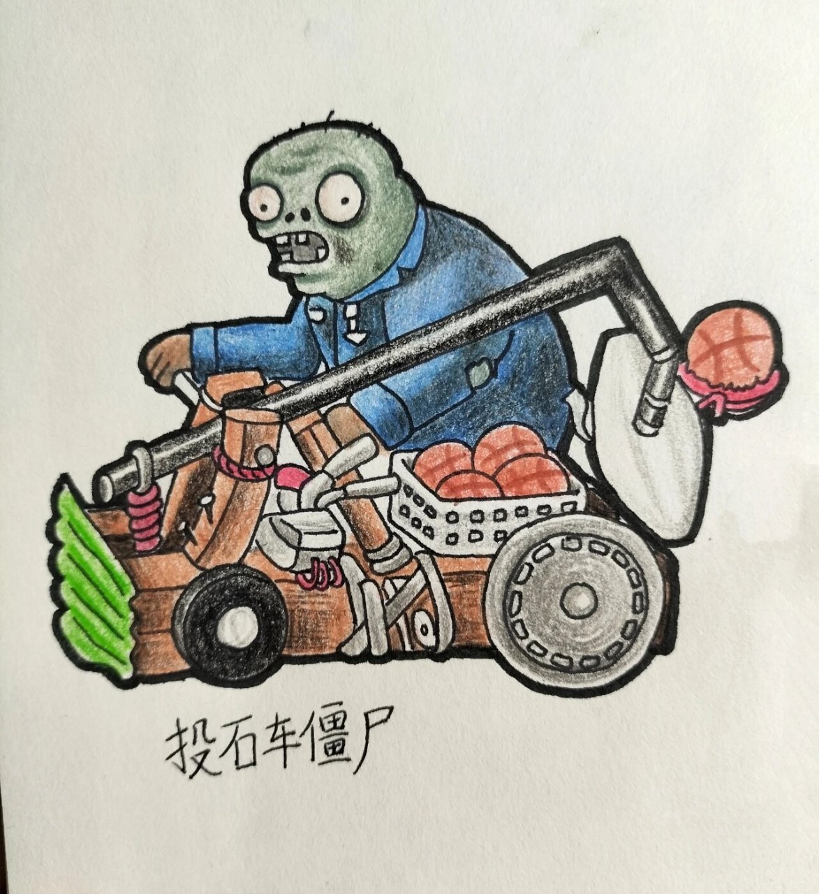 植物大战僵尸怎么画简笔画