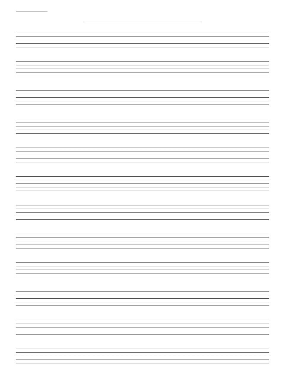 姐姐小孩已经打印出来用了 	 五线谱和宽距五线谱 可直接打印