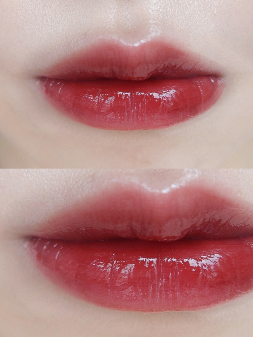 ysl新品 玫瑰金水光唇釉202 珊瑚红棕色!红调不橘!有点玫瑰色!