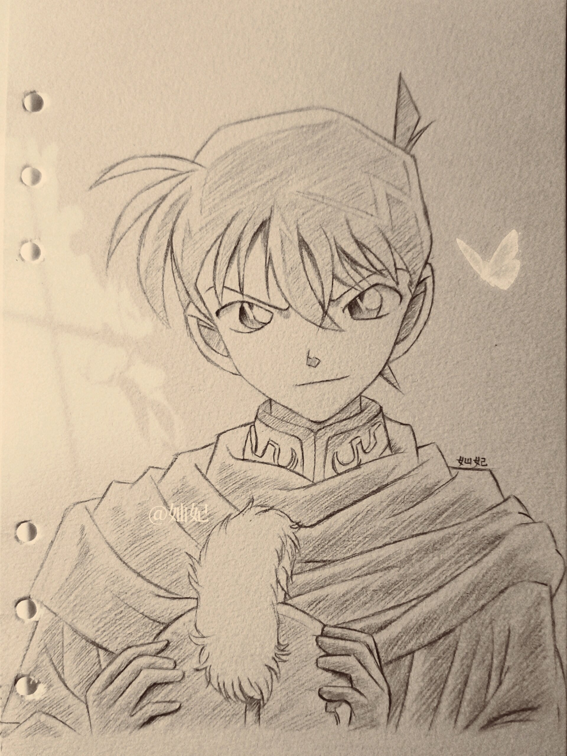 《名侦探柯南》工藤新一(过程图)