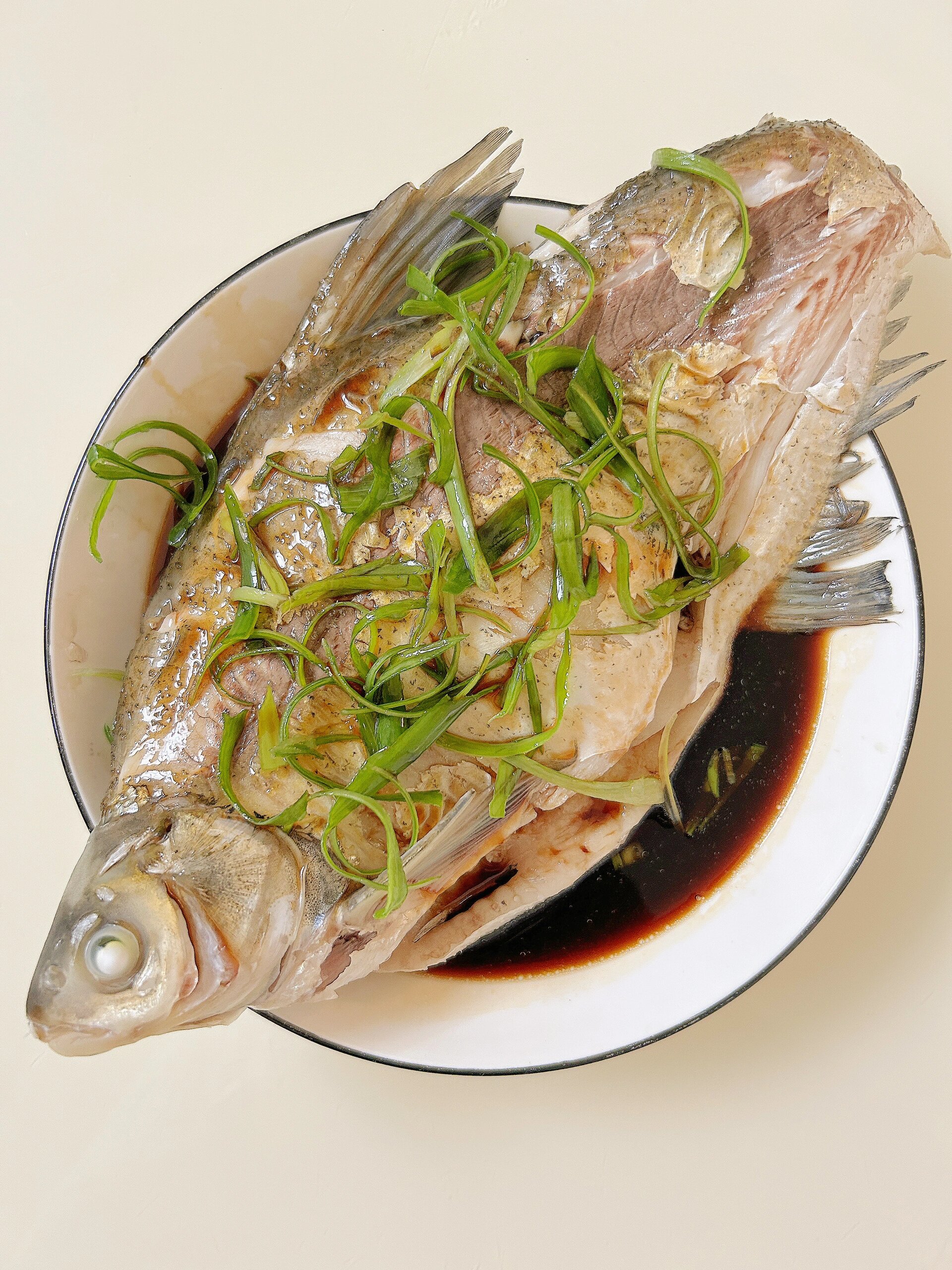 清蒸武昌鱼,家常懒人做法,简单好吃