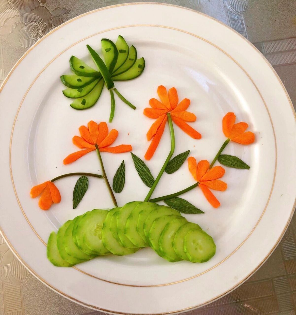 自己做的胡萝卜09花式拼盘