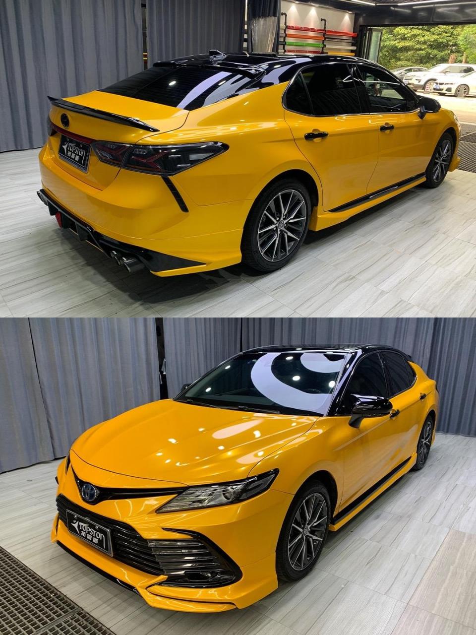 凯美瑞这样改装真的帅.