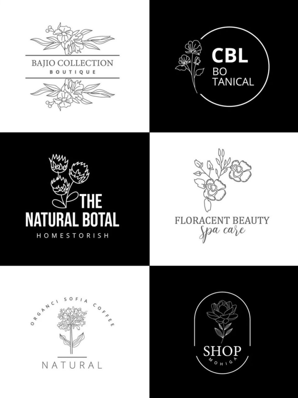 花卉logo设计品牌商标符号设计头像设计 #花卉logo设计# #头像设计