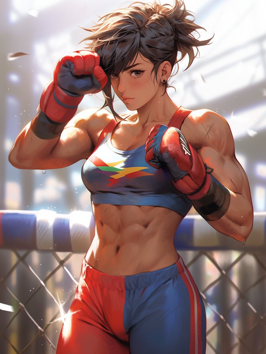 壁纸更新:健美超人小姐姐