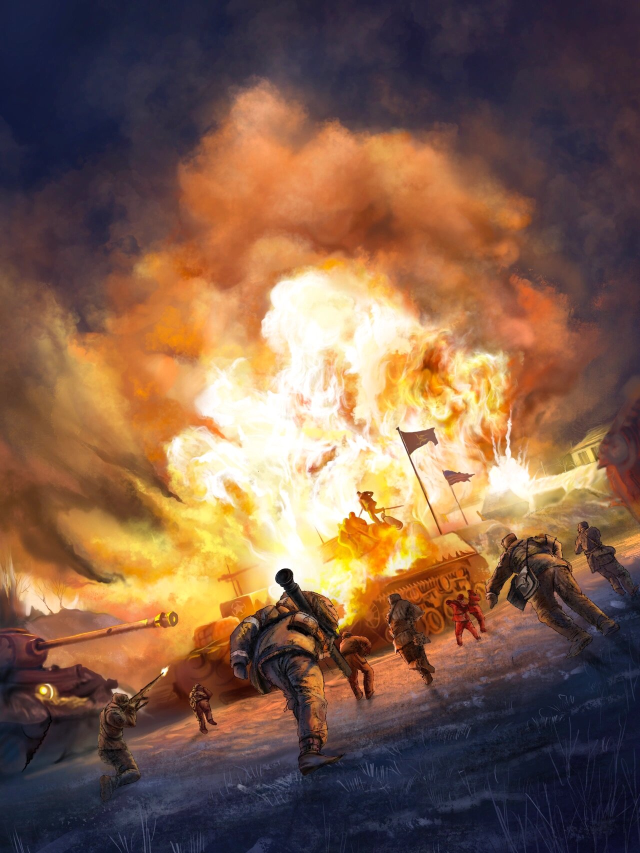 procreate手绘长津湖战役 ✍🏻