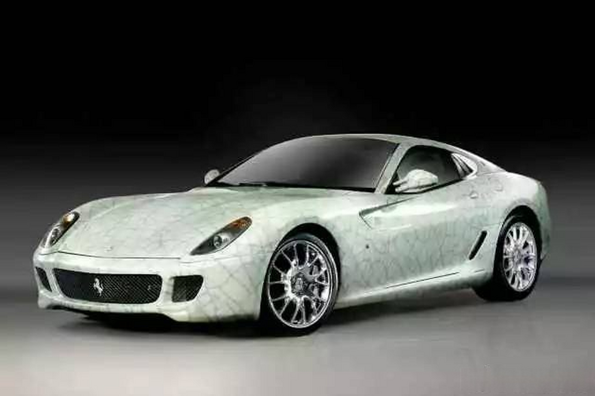 法拉利599gtb青花瓷限量版全球限量一辆 售价高达1200万