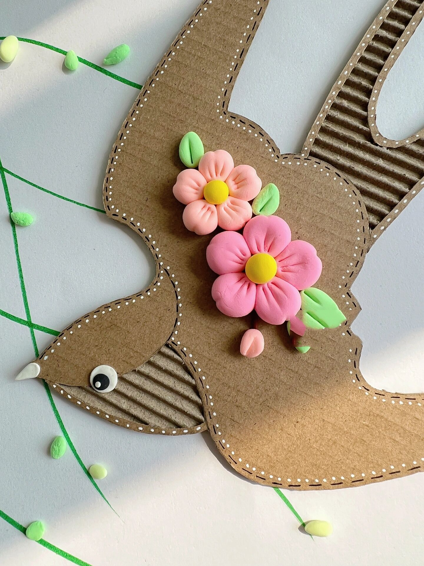 24节气手工纸皮画环创