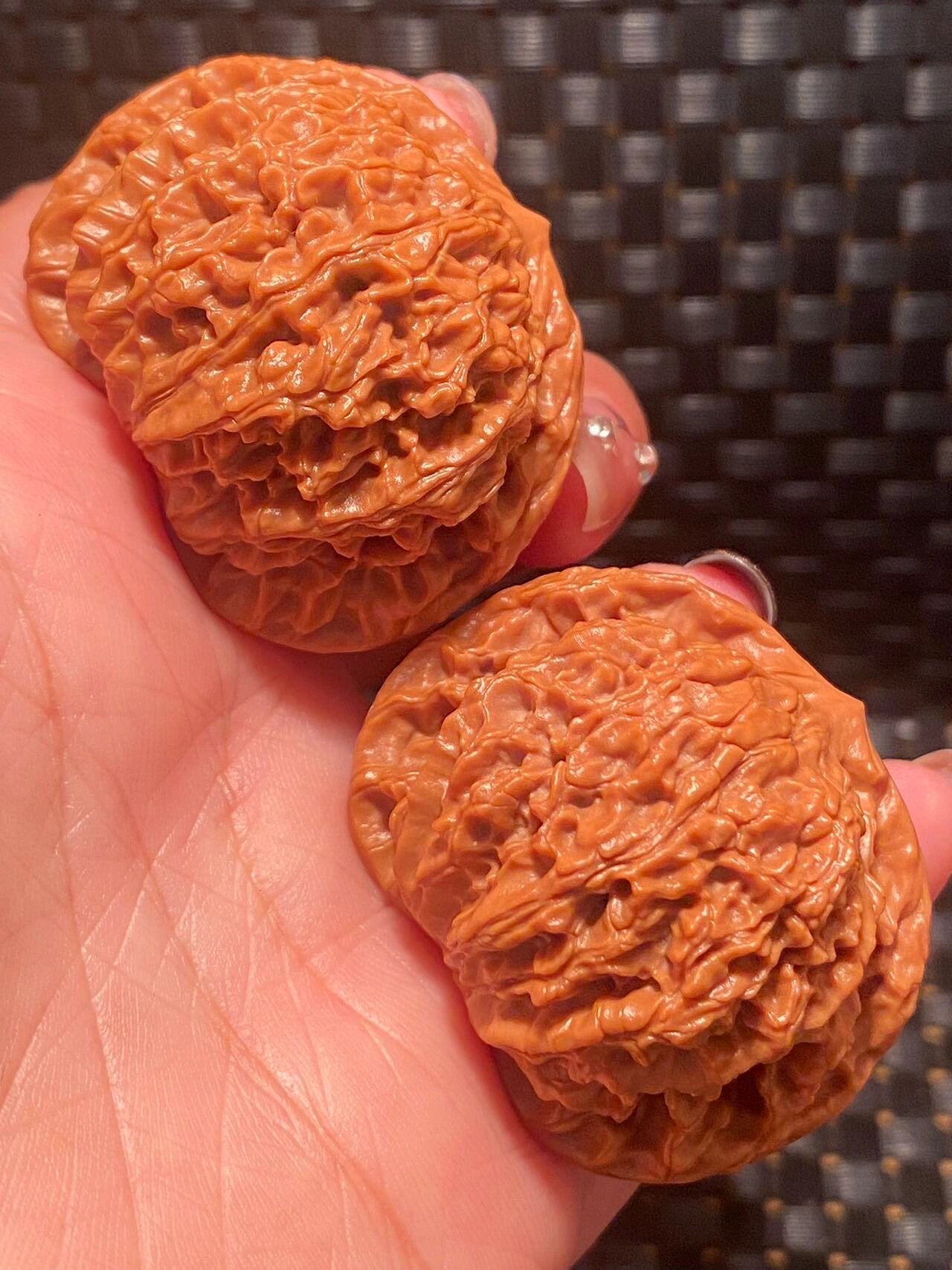 蟠龙纹狮子头 精美老款蟠龙纹狮子头核桃