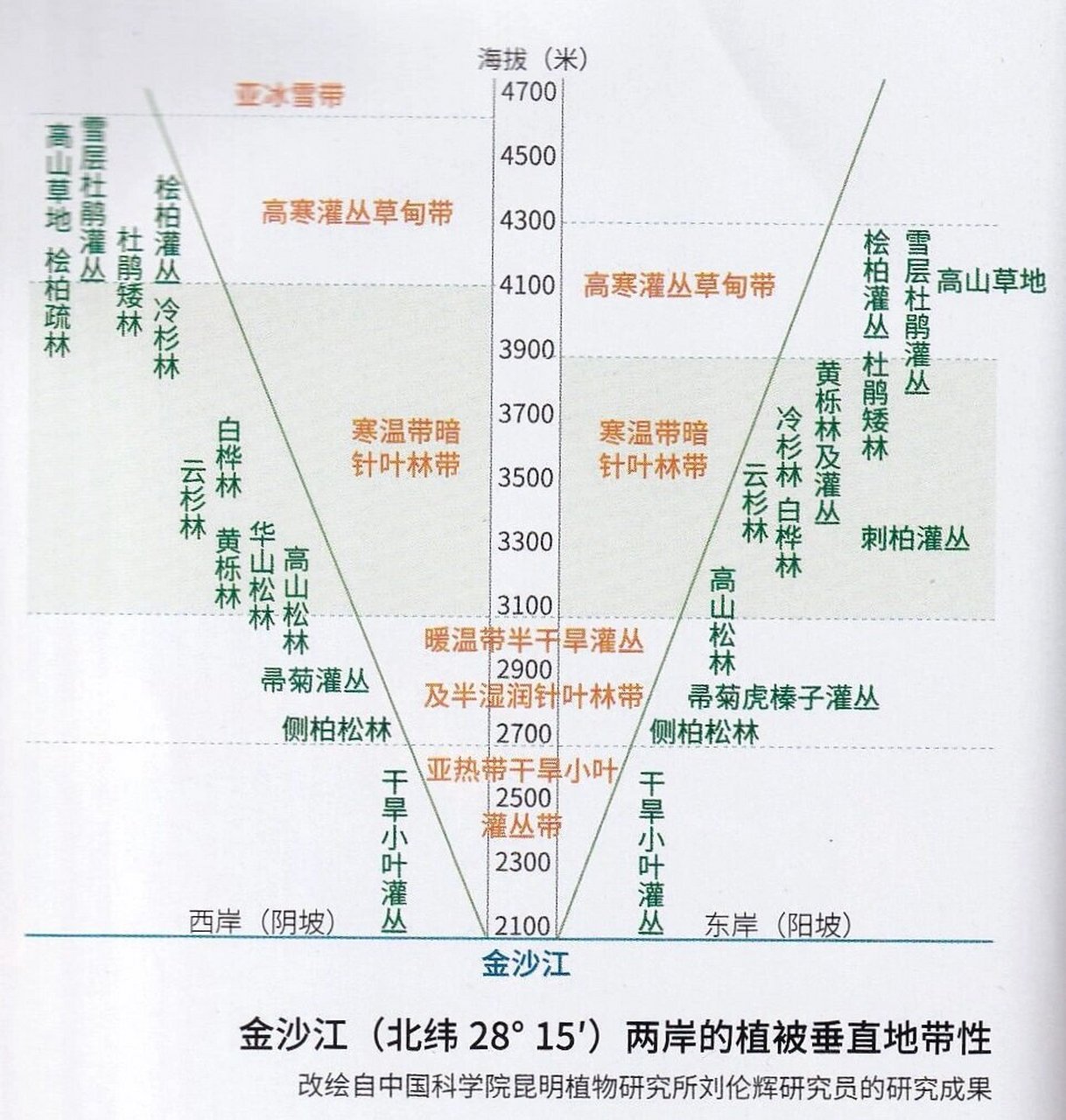 美国本土自然带图片