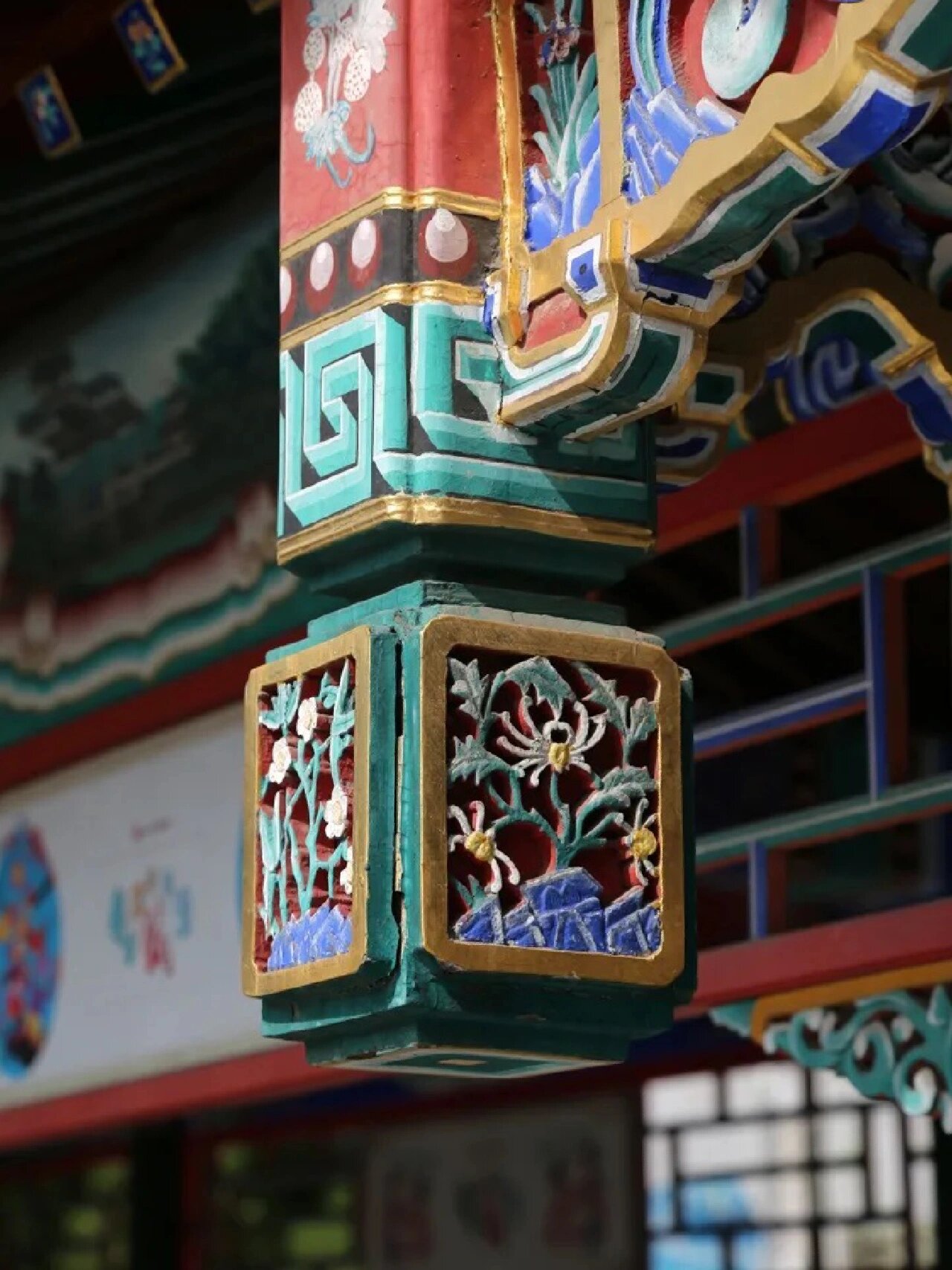 古建筑构件-垂花柱