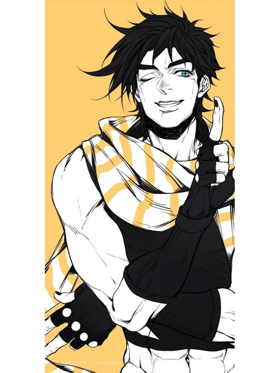 二乔壁纸 乔瑟夫乔斯达 jojo的奇妙冒险 最近收藏的一些二乔壁纸嘿嘿