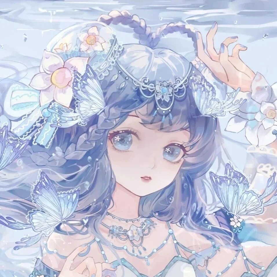 超仙气的蓝色头像