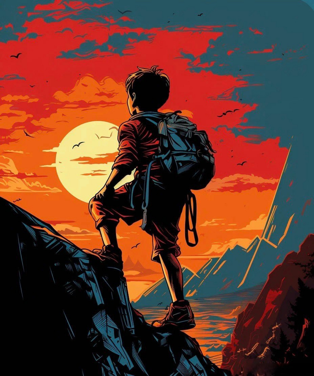 孤独者永远都是和这个世界的全部相对立的.