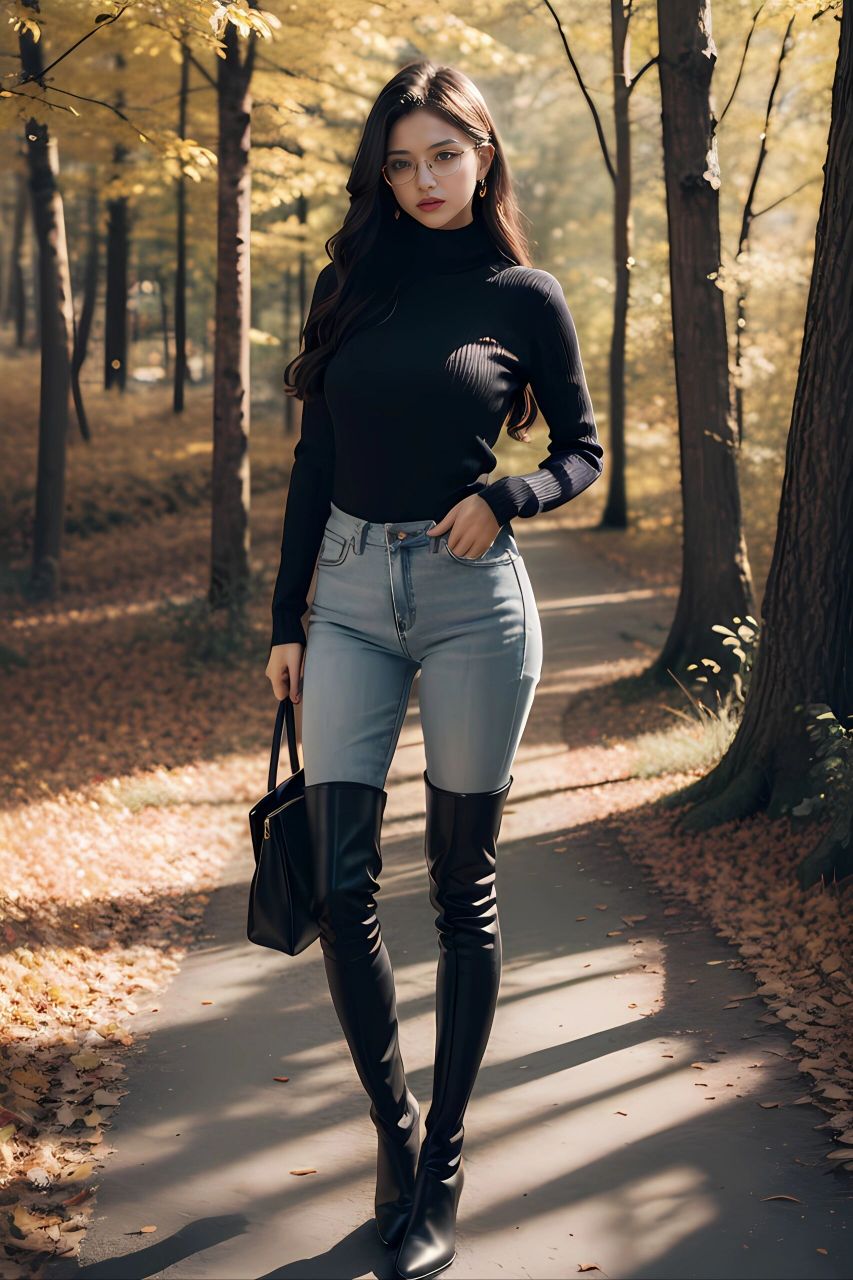 ai,编号32426(牛仔裤长靴合集1) 这次是牛仔裤加过膝靴,ai比较给力